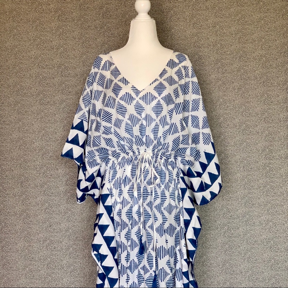✨💙Maxi Length Kaftan Dress/Swim Cover Up💙✨ - Picture 3 of 8